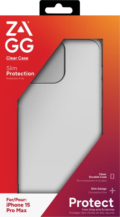 Zagg iPhone 15 Pro Max clear case