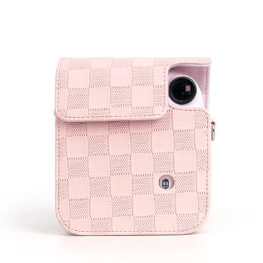 Polaroid mini12 rutete retro kameraveske Rosa