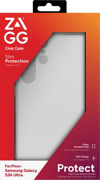 Zagg Samsung Galaxy S24 Ultra gjennomsiktig deksel