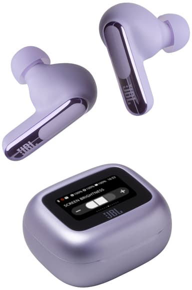 JBL Live Beam 3 helt trådløse in-ear hodetelefoner (lilla)