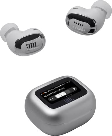 JBL Live Buds 3 helt trådløse in-ear hodetelefoner (sølv)