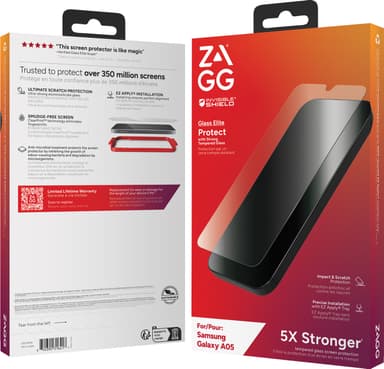 Zagg Glass Elite Samsung Galaxy A05s skjermbeskytter til mobiltelefon