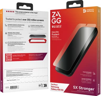 Zagg Glass Elite Samsung Galaxy A55 skjermbeskytter til mobiltelefon