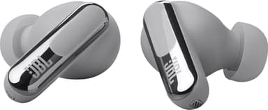 JBL Live Beam 3 helt trådløse in-ear hodetelefoner (sølv