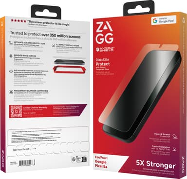 Zagg Glass Elite Google Pixel 8a skjermbeskytter til mobiltelefon