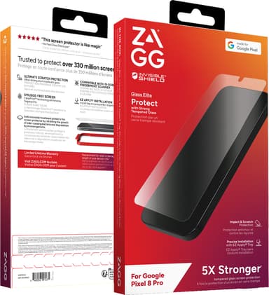 Zagg Glass Elite Google Pixel 8 Pro skjermbeskytter til mobiltelefon