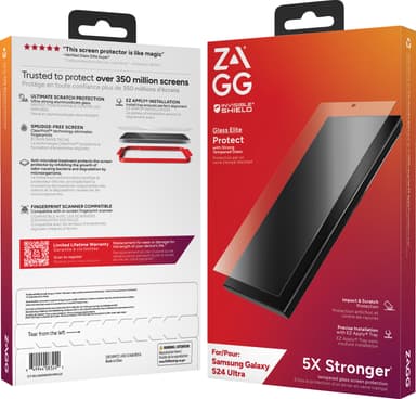 Zagg Glass Elite Samsung Galaxy S24 Ultra skjermbeskytter