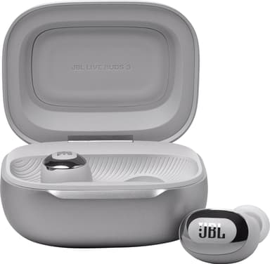 JBL Live Buds 3 helt trådløse in-ear hodetelefoner (sølv)
