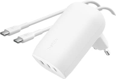 Belkin BoostCharge 3-Port USB-C lader med USB-C-kabel