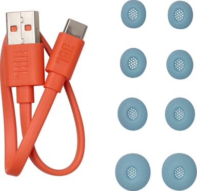 JBL Live Beam 3 helt trådløse in-ear hodetelefoner (blå)