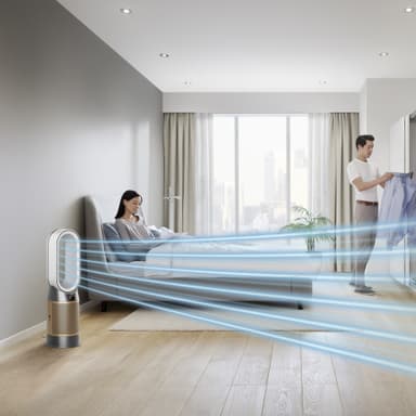Dyson Hot + Cool Formaldehyde luftrenser HP09 (hvit/gull)