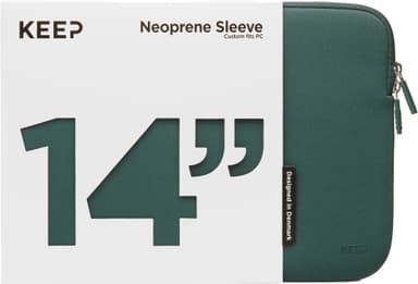 KEEP 14" Neopreneetui til bærbar PC (Power Green)