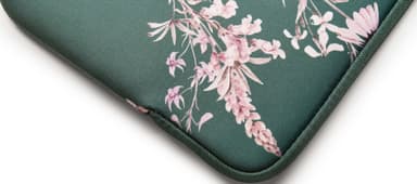 KEEP 13,6" Neopren MacBook etui (Power Green Flower)