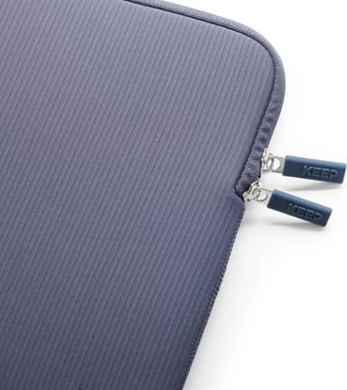 KEEP 14" Neopren/stoffetui for bærbar PC (Blue Granite)