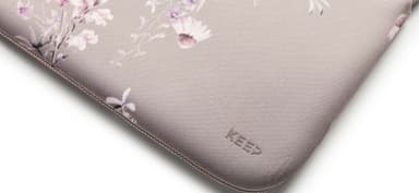 KEEP 15,6" Neoprenetui for bærbar PC (Portabella Flower)