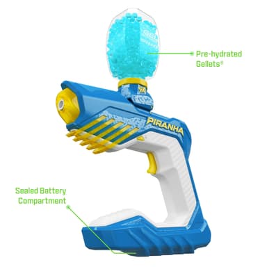 Gel Blaster Piranha og Gellets