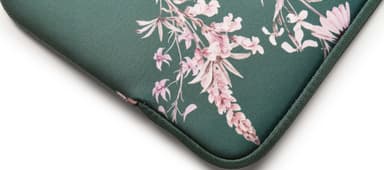 KEEP 13,3" Neopreneetui til bærbar PC (Power Green Flower)
