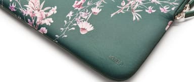 KEEP 13,3" Neopreneetui til bærbar PC (Power Green Flower)