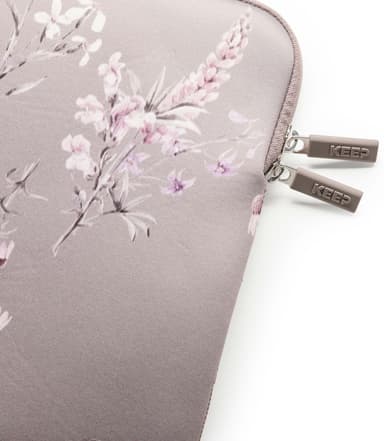 KEEP 15,6" Neoprenetui for bærbar PC (Portabella Flower)