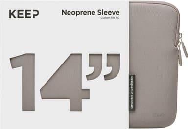 KEEP 14" Neoprenetui for bærbar PC (Portabella)