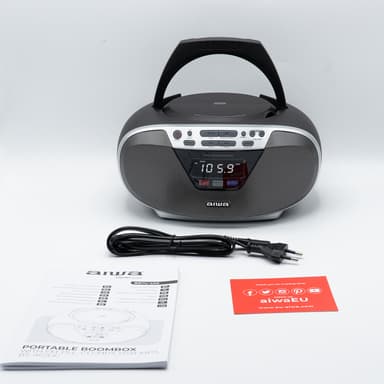 AIWA BBTU-400 BoomBox Grå