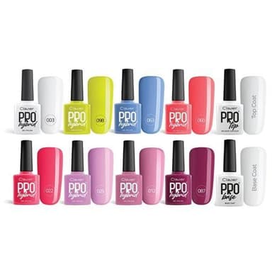CLAVIER Premium Gel Polish-sett med 48W negletørker, farger og tilbehør - Your Nails Studio Starter Premium Kit-sett