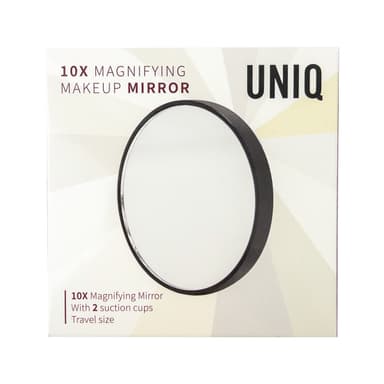 UNIQ Makeup 10X Speil med Sug - Svart