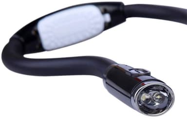 Halslampe LED Leselampe - Svart