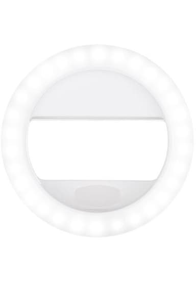 UNIQ Perfect Selfies LED Ring Light til Smartphones