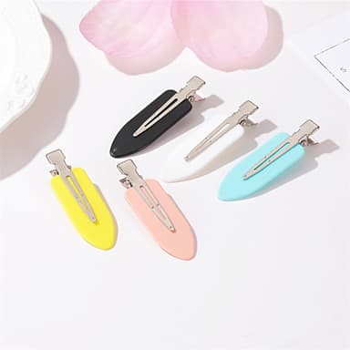 4 stk No Crease Hair Clips Hvit