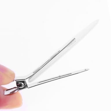 4 stk No Crease Hair Clips Hvit