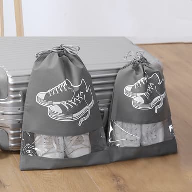 Skoposer med snøring 5-pak Grå 42x29 cm