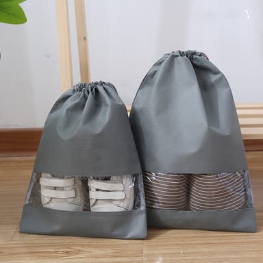 Skoposer med snøring 5-pak Grå 42x29 cm