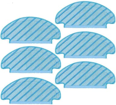 Vakuummopp klut erstatning tilbehør sett 6-pack Ecovacs DEEBOT T8, T8+, T8 AIVI, T8 Max, T9, T9+