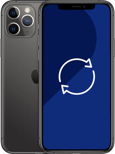 Brukt iPhone 11 Pro Max smarttelefon 64 GB (stellargrå)