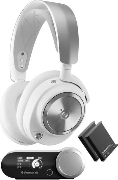 SteelSeries Arctis Nova Pro gamingheadset (PC, hvit)