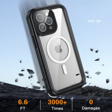Vanntett beskyttelsesveske M iPhone 15 Pro