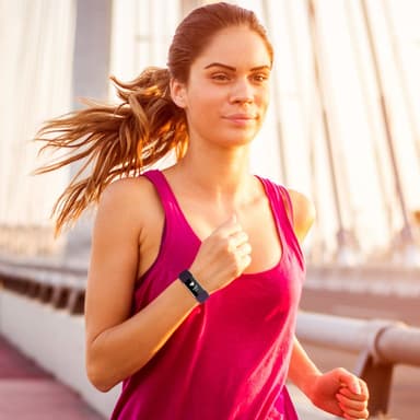 Fitbit Charge 3/4 armbånd Lilla (L)