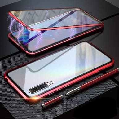 Xiaomi Mi CC9 skall dobbeltsidig herdet glass Rødt
