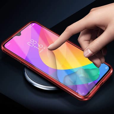 Xiaomi Mi CC9 skall dobbeltsidig herdet glass Rødt