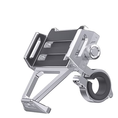 Mobiltelefonholder for sykkel 360-graders rotasjon Sølv
