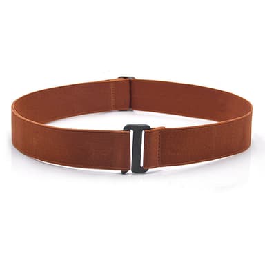 Bulky genser Tuck Band, justerbart elastisk belte for jeans 3-delt Hvit+ svart + brun