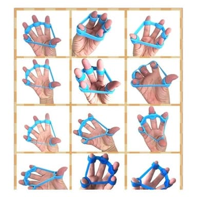 Finger Styrketrening gummireimer