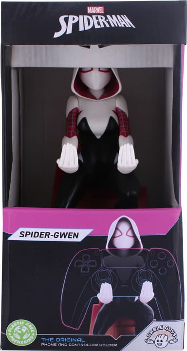 Cable Guys holder for telefon/kontroller figur (Spider-Gwen)