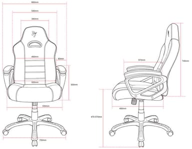 Arozzi Enzo gamingstol (grå)