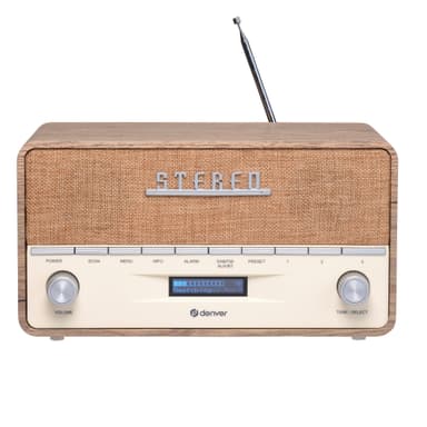 DAB+ digital retro radio med Bluetooth-funksjon DAB-36LW
