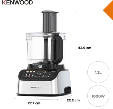 Kenwood MultiPro OneTouch foodprosessor FDM73.850.SS (børstet metall)