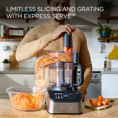 Kenwood MultiPro OneTouch foodprosessor FDM73.850.SS (børstet metall)