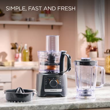 Kenwood MultiPro Compact foodprosessor FDP31.360.GY (slate grey)