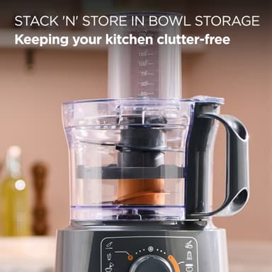 Kenwood MultiPro Compact foodprosessor FDP31.360.GY (slate grey)